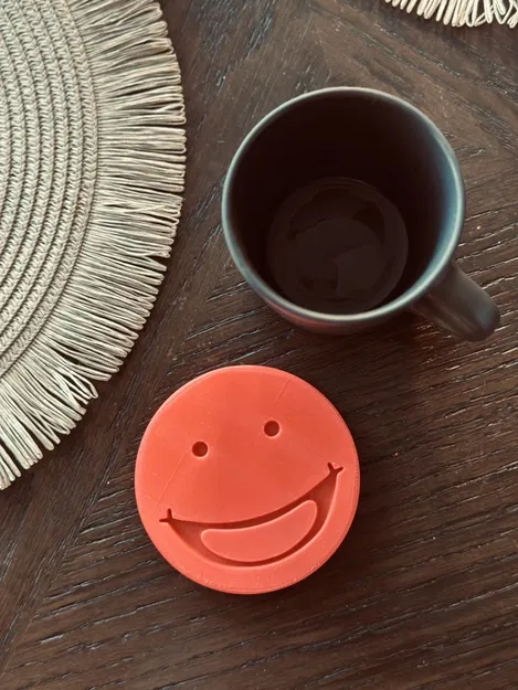 Miếng lót ly tách cà phê Emoji (Emoji Coffee Mug Coasters) - Image 2