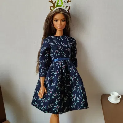 Băng Đô Giáng Sinh Mini Cho Búp Bê 1:6