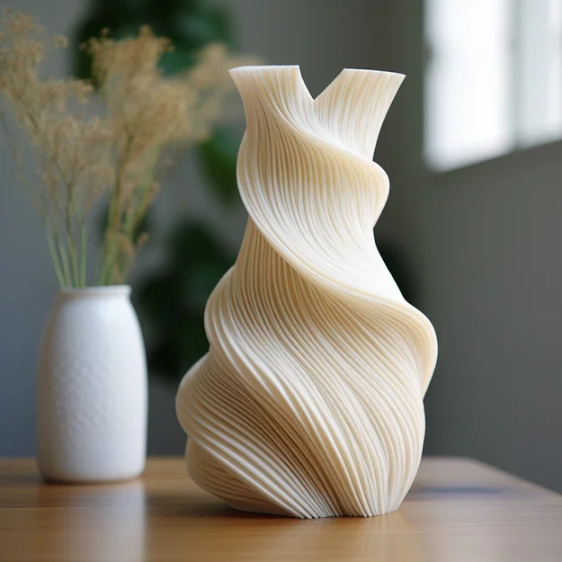 Vivara Vase – Bình hoa xoắn ốc trang trí nội thất hiện đại - Image 1