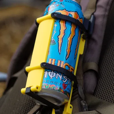 Can holder gập gọn cho quai balo (backpack strap)