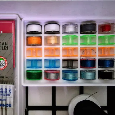 Hộp Đựng Su Chỉ May Vá Gridfinity Xếp Chồng