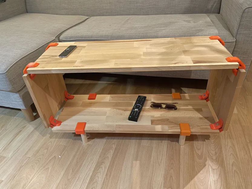 Kẹp Nội Thất Modular Không Dùng Vít, Góc 90 Độ - Image 1