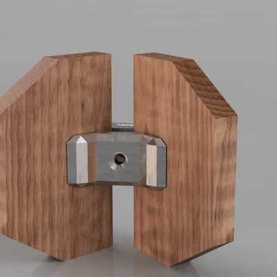 Kẹp Nội Thất Modular Không Dùng Vít, Góc 90 Độ