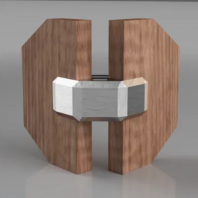 Kẹp Nội Thất Modular Không Dùng Vít, Góc 90 Độ