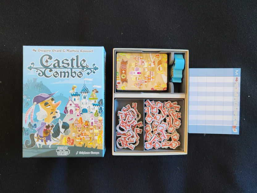 Insert tổ chức cho board game Castle Combo (Castle combo insert) - Image 1