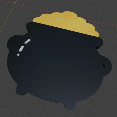 Nồi Vàng 3D In Lego Cho Ngày St. Patrick's Day