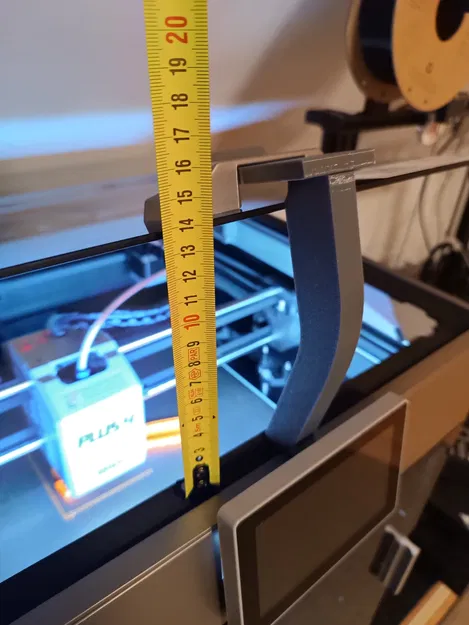 Qidi 4 Deckelhalter – Giá đỡ nắp giúp giữ cửa đóng khi in PLA/PETG - Image 4