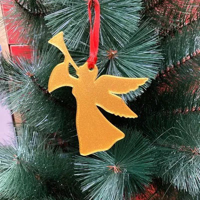 Mô Hình 3D Thiên Thần Giáng Sinh Độc Đáo