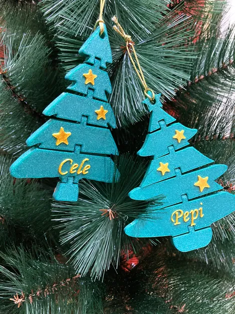 Móc Trang Trí Cây Thông Noel Khớp Nối - Quà Tặng Giáng Sinh Cá Nhân Hóa - Image 1