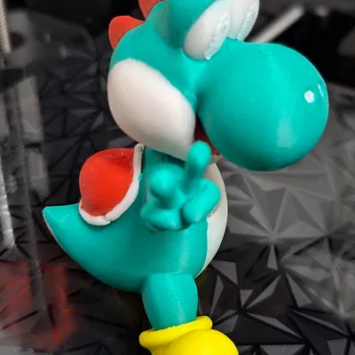 Mô Hình Yoshi 3D Đa Sắc Màu Sống Động