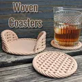 Bộ Lót Ly Đan Lát (Woven Coasters) - Thumbnail 1