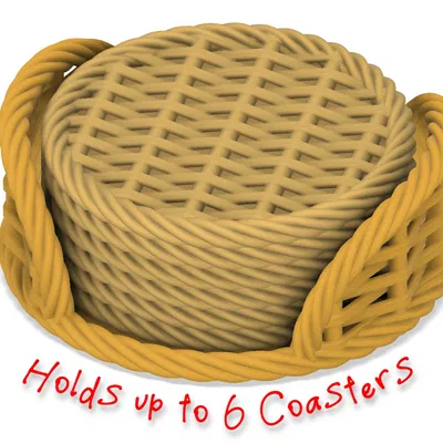 Bộ Lót Ly Đan Lát (Woven Coasters)