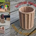 Bộ Lót Ly Đan Lát (Woven Coasters) - Thumbnail 3