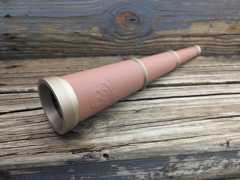 Ống nhòm cướp biển xếp gọn (Collapsing Pirate Spyglass) Print-In-Place - Image 2