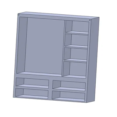 Tủ Quần Áo Búp Bê 3D - Sáng Tạo & Ngăn Nắp Cho Bé