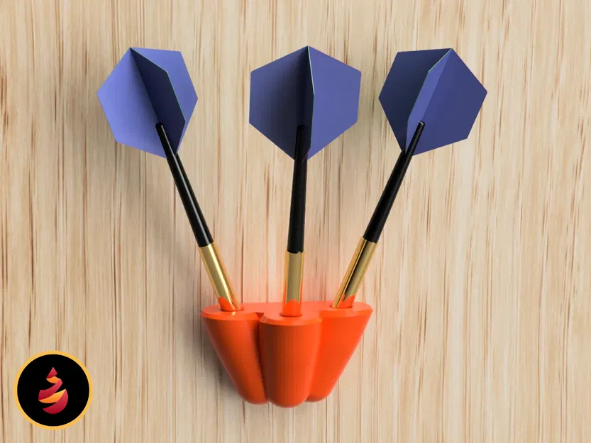 Giá treo phi tiêu gắn tường (Dart Holder - Wall Mounted) - Image 1