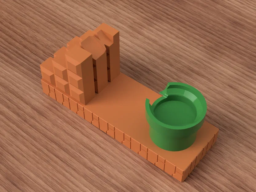 Kệ trưng bày GBA chủ đề Mario (Mario Themed GBA Display Stand) - Image 2