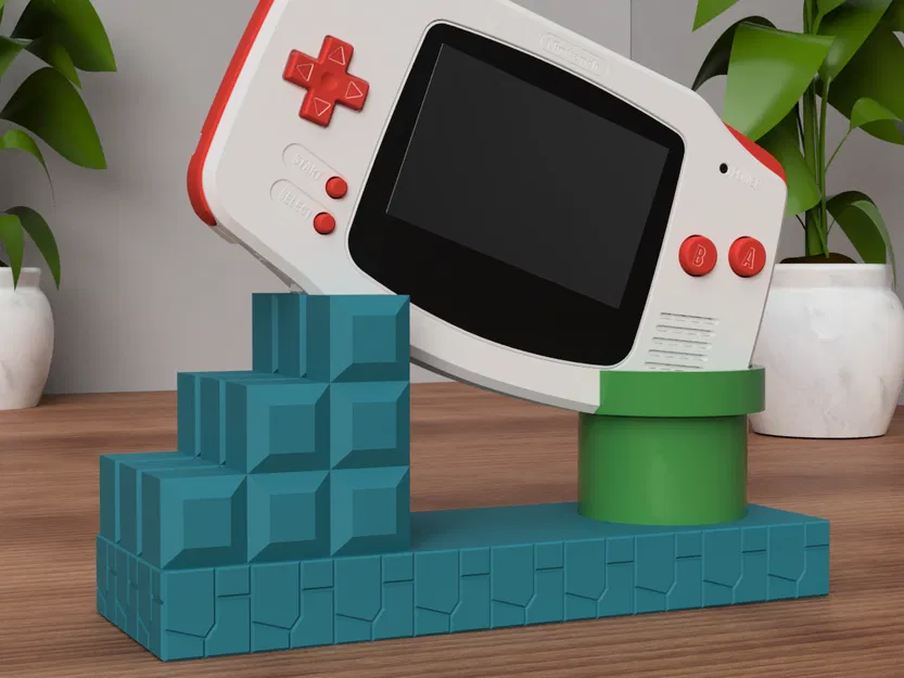 Kệ trưng bày GBA chủ đề Mario (Mario Themed GBA Display Stand) - Image 4