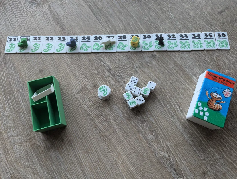 Bản bỏ túi Pickomino/Regenwormen/Heckmeck kèm expansion (in 3D) - Image 1