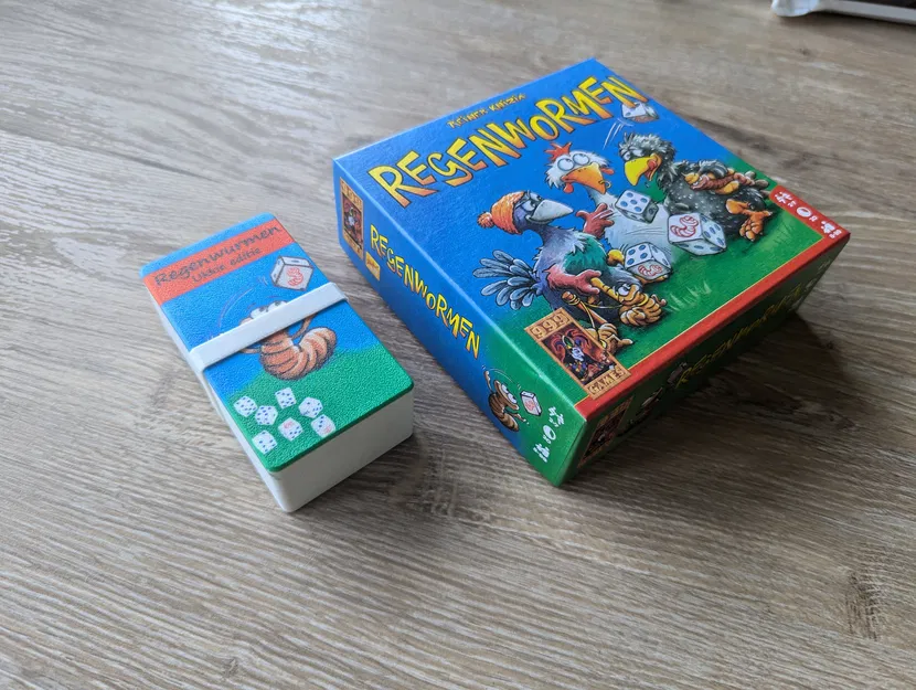 Bản bỏ túi Pickomino/Regenwormen/Heckmeck kèm expansion (in 3D) - Image 3