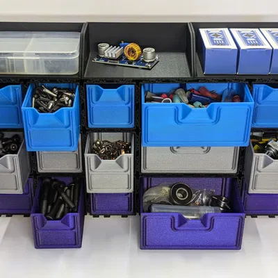 Hệ Thống Lưu Trữ Chi Tiết Nhỏ Liên Kết (Interlocking Small Parts Storage System)