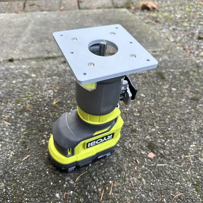Đế Vuông 4" cho Ryobi Compact Router (Ryobi Compact Router - 4" Square Base)