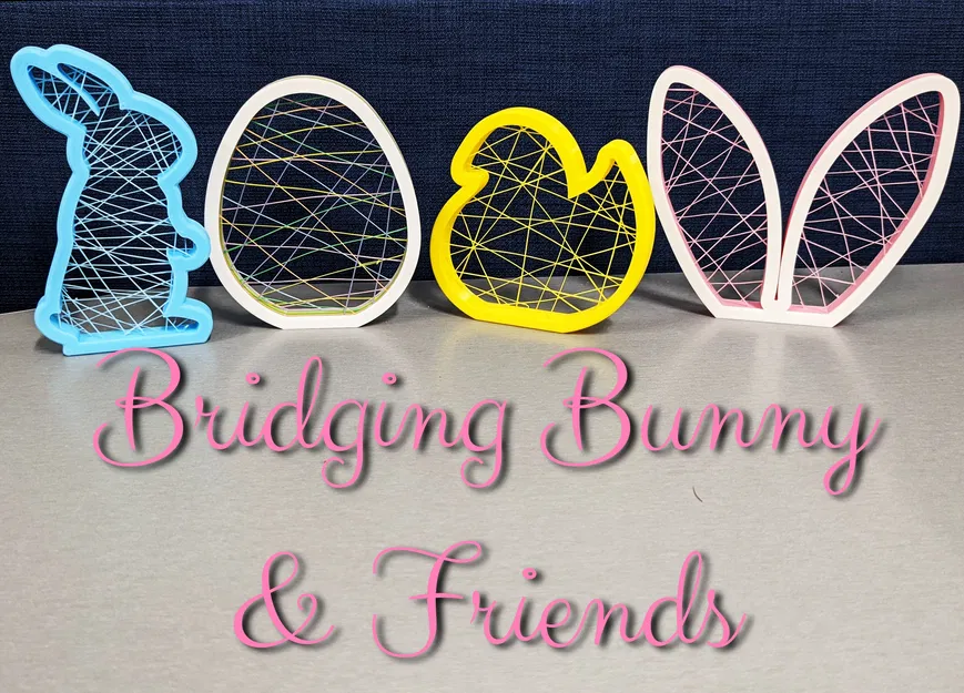 Bridging Bunny & Friends – Thỏ & Bạn Bè (Đồ trang trí Easter dùng bridging) - Image 1