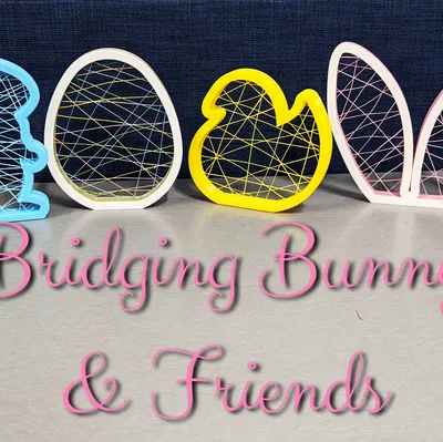 Bridging Bunny & Friends – Thỏ & Bạn Bè (Đồ trang trí Easter dùng bridging)