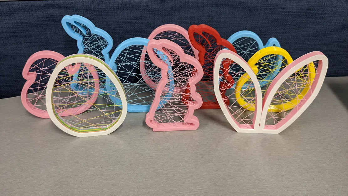 Bridging Bunny & Friends – Thỏ & Bạn Bè (Đồ trang trí Easter dùng bridging) - Image 6