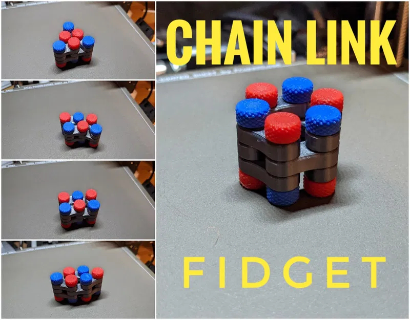 Chain Link Fidget Toy V1 (Đồ chơi fidget mắt xích) - Image 1