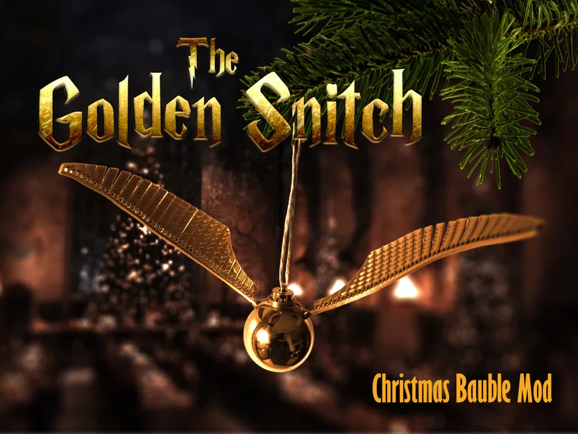 Golden Snitch - Bauble Mod (Biến châu Noel thành Golden Snitch) - Image 1