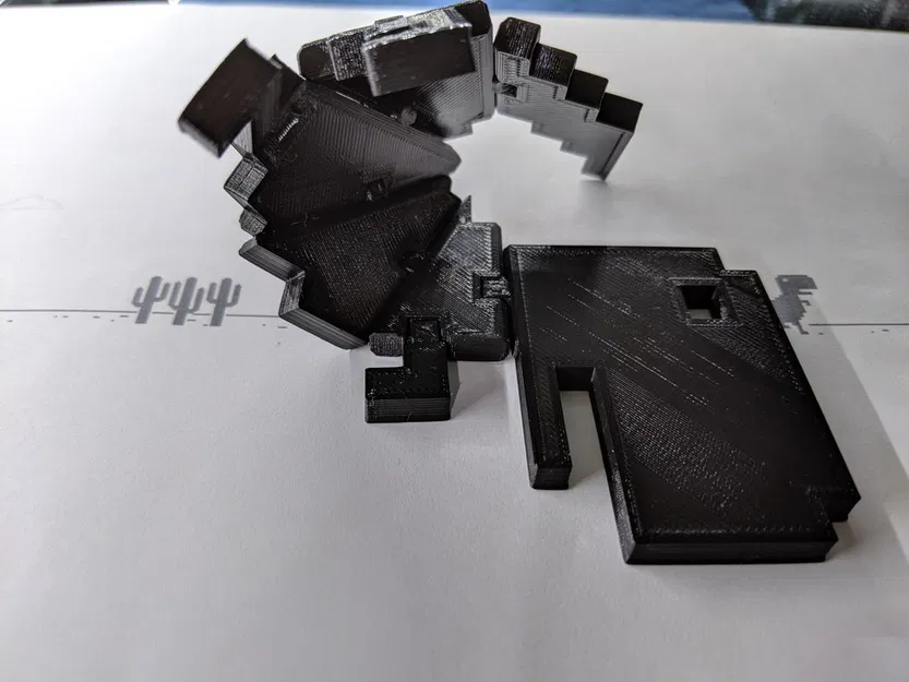 Mô Hình Khủng Long T-Rex Google Chrome 3D Cử Động Linh Hoạt - Image 2