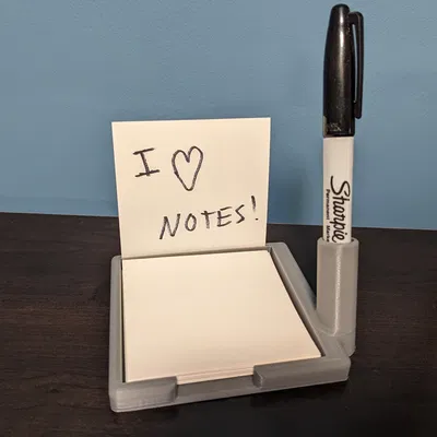 Khay Post-it & Cắm Bút Hiện Đại (Modern Post-it Note & Pen Holder)