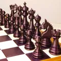 Bộ cờ vua (Chess set) kèm bàn cờ gấp gọn - Thumbnail 4
