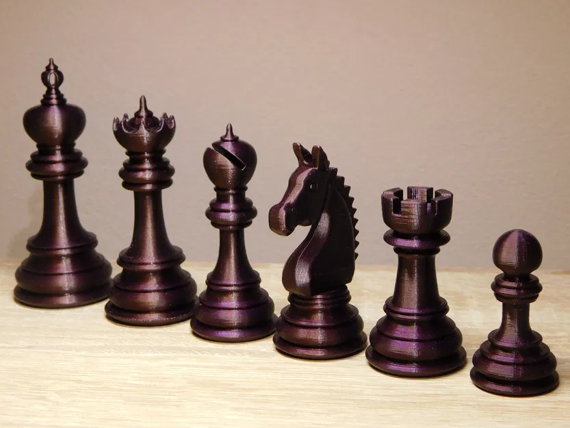 Bộ cờ vua (Chess set) kèm bàn cờ gấp gọn - Image 16