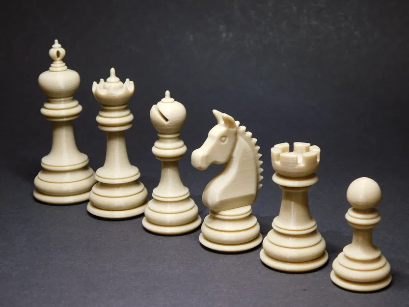 Bộ cờ vua (Chess set) kèm bàn cờ gấp gọn - Image 23