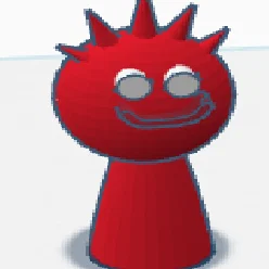 Mô Hình "Spunki" Đỏ Ngộ Nghĩnh - Trang Trí Bàn Làm Việc & Quà Tặng Độc Đáo