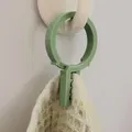 Kẹp Treo Khăn 3D "Clothespin Towel Holder" Tiện Lợi - Thumbnail 1