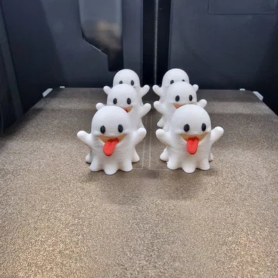 Mô Hình Ma 3D Dễ Thương Trang Trí Halloween