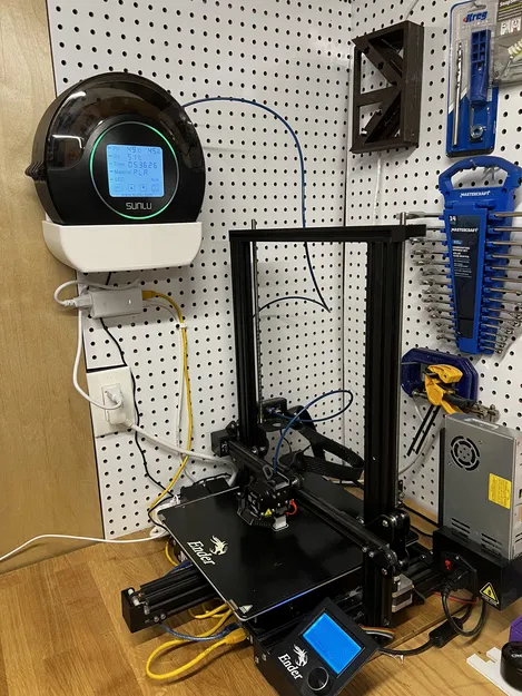 Sunlu S2 Pegboard Wall Mount - Sy's Peglock - Image 3