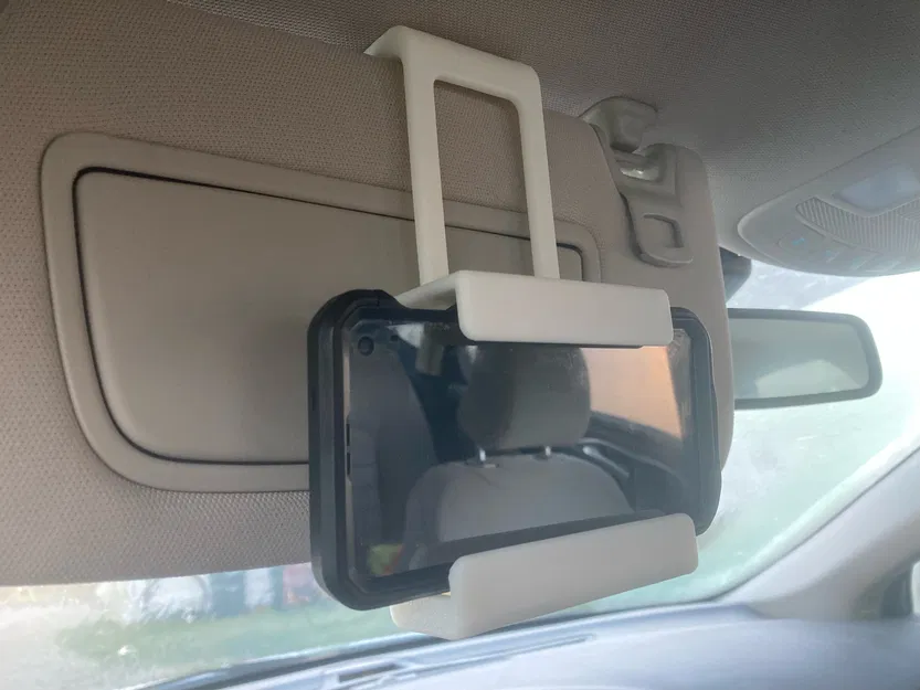 Giá đỡ điện thoại gắn tấm che nắng ô tô (Car Visor Phone Holder) - Image 1