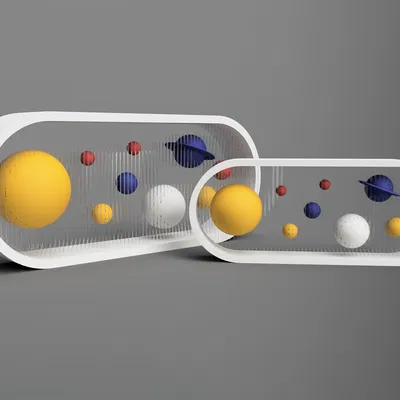 Hệ Mặt Trời Bento Treo Lơ Lửng (Suspended Bento Solar System)