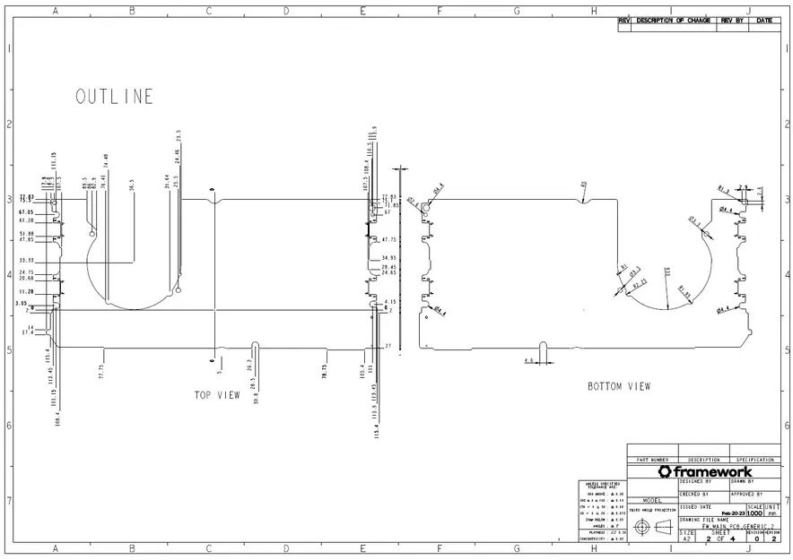 Mainboard Framework v2 (kèm file FreeCAD và STEP) - Image 2