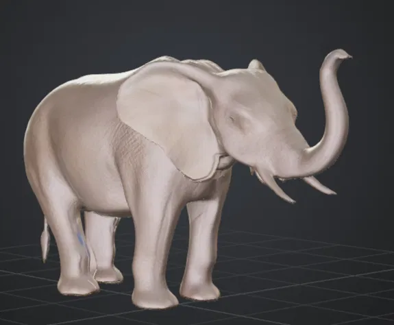 Mô hình Chú Voi Con 3D Đẹp - Vật Trang Trí Độc Đáo - Image 1