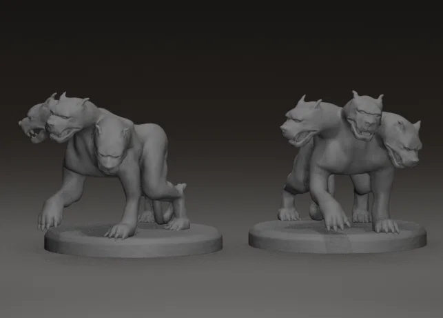 Mô Hình Cerberus 3D - Chó Ba Đầu Canh Cổng Địa Ngục - Image 1