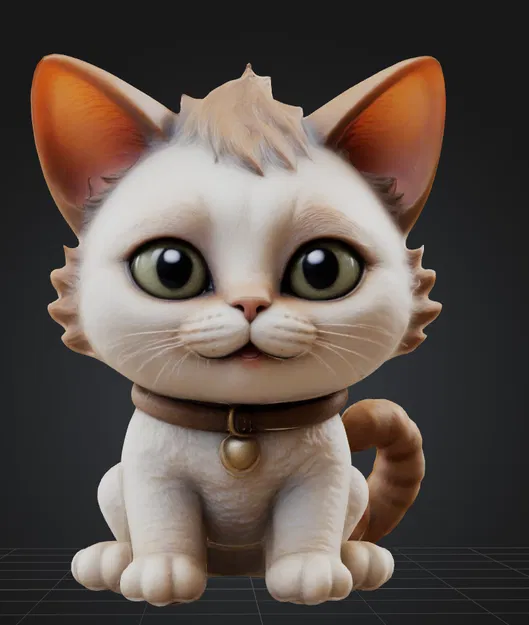 Mô Hình Mèo Con Dễ Thương 3D - Trang Trí & Quà Tặng Ý Nghĩa - Image 1