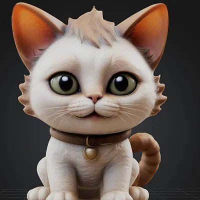 Mô Hình Mèo Con Dễ Thương 3D - Trang Trí & Quà Tặng Ý Nghĩa