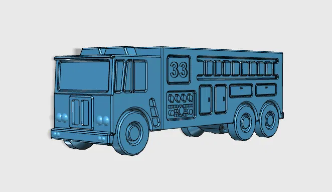 Xe Cứu Hỏa 33 Bản Ngắn V3 (Tỉ Lệ Đã Duyệt) - Image 3