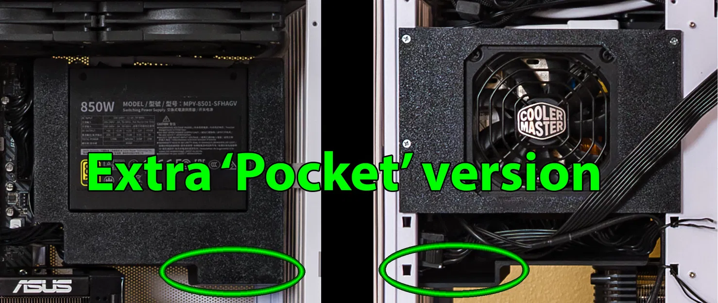 Giá đỡ và ốp che (Shroud) PSU SFX cho Lian Li A3 - Image 3