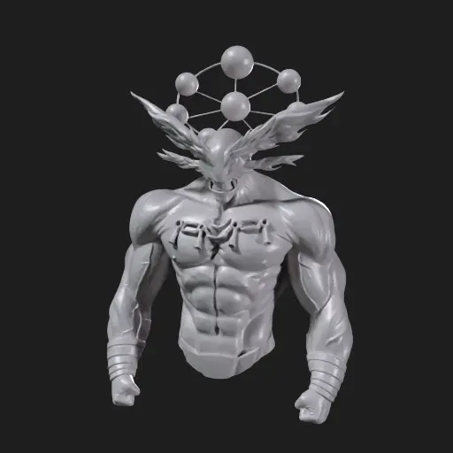 Tượng Nhân Vật Anime Mạnh Mẽ - Mô Hình In 3D Độc Đáo - Image 2